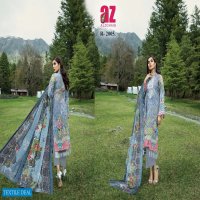 Al Zohaib Roohi Pure Lawn Cotton Dress Material