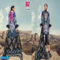 Al Zohaib Roohi Pure Lawn Cotton Dress Material