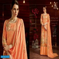 Alok Aavika Pure Pashmina Jacquard Dress material Wholesaler