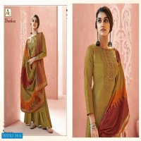Alok Dushaa Wholesale Zam Self Print Dress Material