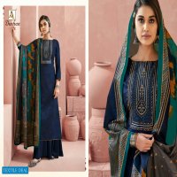 Alok Dushaa Wholesale Zam Self Print Dress Material