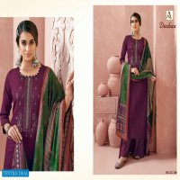 Alok Dushaa Wholesale Zam Self Print Dress Material