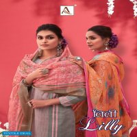 Alok Lilly Wholesale Shopping Pure Zam Cotton Digital Style Dress Material