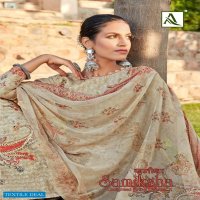 Alok Samiksha Wholesale Shopping Pure Cotton Work Dress Material