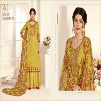 Alok Sana Safeena Wholesale Shopping Embroidered Dress Material