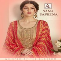 Alok Sana Safeena Wholesale Shopping Embroidered Dress Material