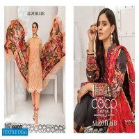Alzohaib Coco Digital Embroidered Lawn Collection Branded Pakistani Dress