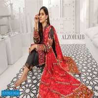 Alzohaib Coco Digital Embroidered Lawn Collection Branded Pakistani Dress