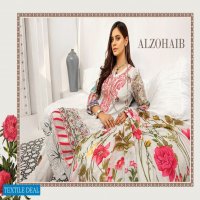 Alzohaib Coco Digital Embroidered Lawn Collection Branded Pakistani Dress