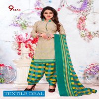 Amit 9 Star Vol-5 Synthetic Fabrics Dress Material Catalog