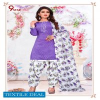 Amit 9 Star Vol-5 Synthetic Fabrics Dress Material Catalog