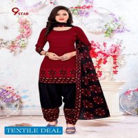 Amit 9 Star Vol-5 Synthetic Fabrics Dress Material Catalog