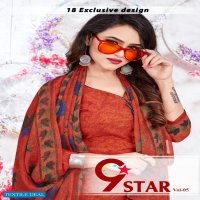 Amit 9 Star Vol-5 Synthetic Fabrics Dress Material Catalog