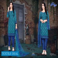 Amit priya French Crepe Dress Material Wholesaler