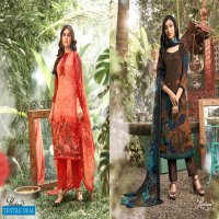 Anmol Resham Vol-10 Wholesale French Crepe Salwar Kameez