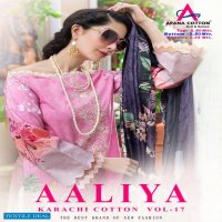 Apna Cotton Aaliya Karachi Vol-17 Wholesale Dress Material
