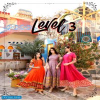 Aradhna Level Vol-3 Wholesale Long Anarkali Kurtis Catalogs