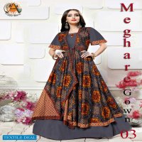 Arya Meghare Gown Wholesale Full Stitch Gown Collection
