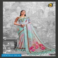 Ashika Classic Digital In Zari Checks Saree Wholesale Catalog