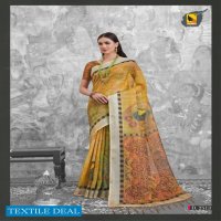 Ashika Classic Digital In Zari Checks Saree Wholesale Catalog