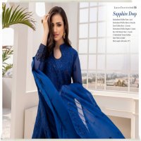 Azure Luxe Festive 3pcs Collections Wholesale Unsttiched Dress