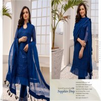 Azure Luxe Festive 3pcs Collections Wholesale Unsttiched Dress