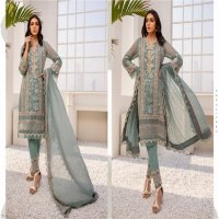 Azure Luxe Festive 3pcs Collections Wholesale Unsttiched Dress