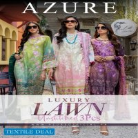 Azure Luxury Lawn Unstitched 3 piece Wholesale Pakistani Suits
