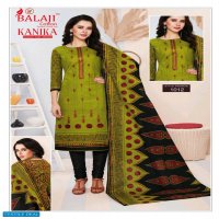 BALAJI COTTON KANIKA FANCY WORK PRINTED DRESS MATERIALS WHOLESALER
