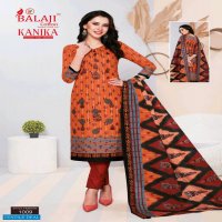 BALAJI COTTON KANIKA FANCY WORK PRINTED DRESS MATERIALS WHOLESALER