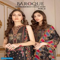 BAROQUE EMBROIDERED COLLECTION VOL 2 BY SHREE FABS GEORGETTE PAKISTANI SUITS