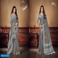 BELA PRESENTING JADE VOL 3 LINEN EMBROIDERY NEW DESIGN STYLISH SAREE ONLINE EXPORTER