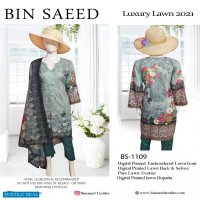 BIN SAEED LAWN COLLECTION 2021