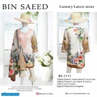 BIN SAEED LAWN COLLECTION 2021