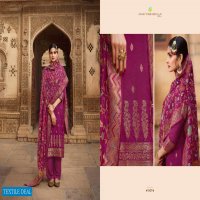 BUNAAI BY VINAY FASHION VISCOSE MASLIN DESIGNER SUITS WITH KANNI DUPATTA