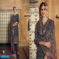 BUNAAI BY VINAY FASHION VISCOSE MASLIN DESIGNER SUITS WITH KANNI DUPATTA