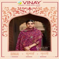 BUNAAI BY VINAY FASHION VISCOSE MASLIN DESIGNER SUITS WITH KANNI DUPATTA