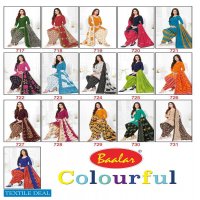 Baalar Colourful Vol-7 Wholesale Printed Formal Dress Material