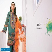 Baroque Fuchsia Lawn 20 Wholesale Embroidered Pakistani Salwar Kameez