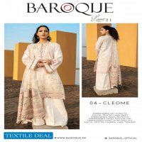 Baroque Lawn 2021 Wholesale Original Pakistani Dress
