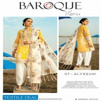 Baroque Lawn 2021 Wholesale Original Pakistani Dress