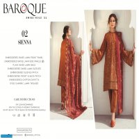 Baroque Swiss Voile 2021 Wholesale Pakistani Dress Catalog