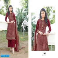 Bipson Kyraa Maroon Wholesale Dress Material