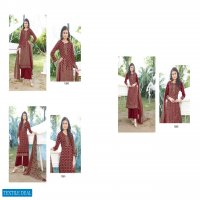 Bipson Kyraa Maroon Wholesale Dress Material