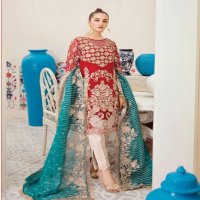 CHARIZMA DESIGNER IMROZIA GEORGETTE NET FANCY EMBROIDERY PAKISTANI SUIT CONCEPT