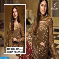CHARIZMA DESIGNER MARIYAAM GEORGETTE WITH FANCY WORK PAKISTANI SUIT CONCEPT