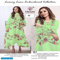 CHARIZMA DESIGNER WHITE COLOUR EDITION COTTON WITH EMBROIDERY WORK SUIT