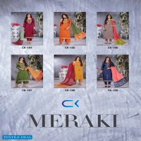 CK Fashion Meraki Wholesale Zam Cotton Straight Suits