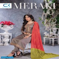 CK Fashion Meraki Wholesale Zam Cotton Straight Suits