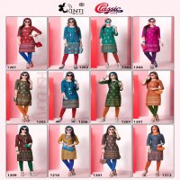 CLASSIC VOL 12 BY KINTI RAYON PRINT COMFORT WEAR KURTI WITH MASK FOR GIRLS COLLECTIONS